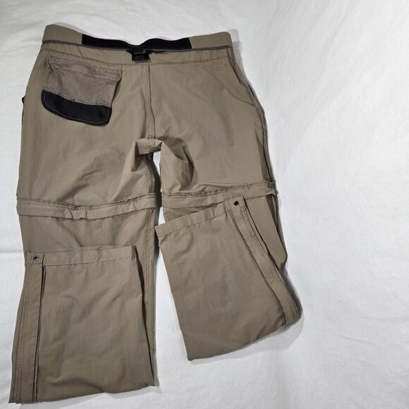 MILLET Gorpcore DRYNAMIC STRETCH Sage CONVERTIBLE Hiking Pant-Short WomenSize XL - Picture 8 of 17
